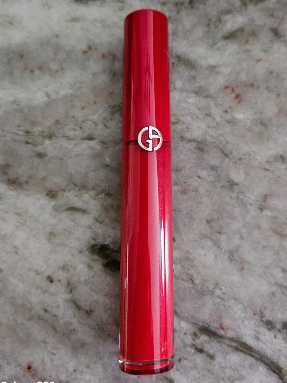 NWOB GIORGIO ARMANI LIQUID RED SCARLETTO LIPSTICK LIP MAESTRO VELVET #416